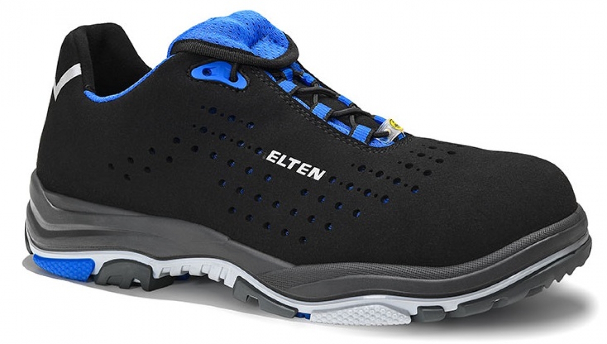 ELTEN-Footwear, S1-ERGO-ACTIVE-Arbeits-Berufs-Sicherheits-Schuhe, Halbschuhe, IMPULSE EA Low, ESD, Futyp 2, blau