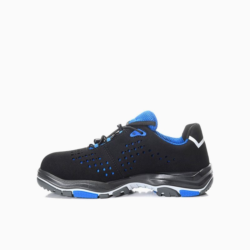 ELTEN-Footwear, S1-ERGO-ACTIVE-Arbeits-Berufs-Sicherheits-Schuhe, Halbschuhe, IMPULSE EA Low, ESD, Fußtyp 2, blau