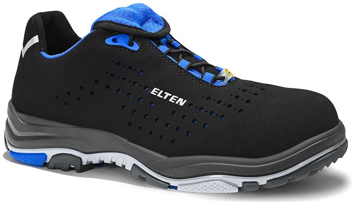 ELTEN-Footwear, S1-ERGO-ACTIVE-Arbeits-Berufs-Sicherheits-Schuhe, Halbschuhe, IMPULSE EA Low, ESD, Futyp 3, blau