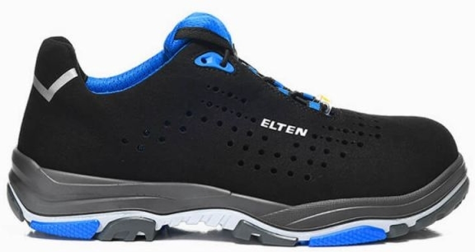 ELTEN-Footwear, S1-ERGO-ACTIVE-Arbeits-Berufs-Sicherheits-Schuhe, Halbschuhe, IMPULSE EA Low, ESD, Fußtyp 3, blau