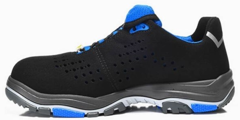 ELTEN-Footwear, S1-ERGO-ACTIVE-Arbeits-Berufs-Sicherheits-Schuhe, Halbschuhe, IMPULSE EA Low, ESD, Fußtyp 3, blau