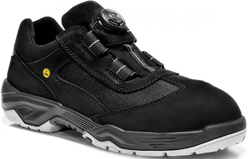 ELTEN-Footwear, S3-Arbeits-Berufs-Sicherheits-Schuhe, Halbschuhe, DUSTIN BOA LOW ESD, schwarz