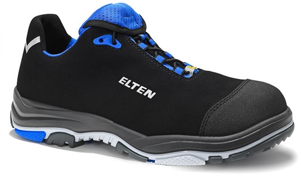 ELTEN-Footwear, S2-ERGO-ACTIVE-Arbeits-Berufs-Sicherheits-Schuhe, Halbschuhe, IMPULSE EA Low, ESD, Futyp 1, blau