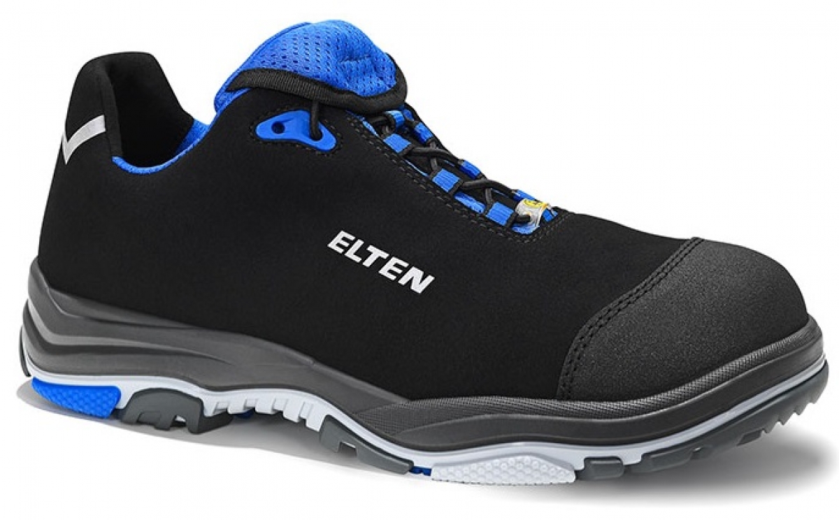 ELTEN-Footwear, S2-ERGO-ACTIVE-Arbeits-Berufs-Sicherheits-Schuhe, Halbschuhe, IMPULSE EA Low, ESD, Futyp 3, blau