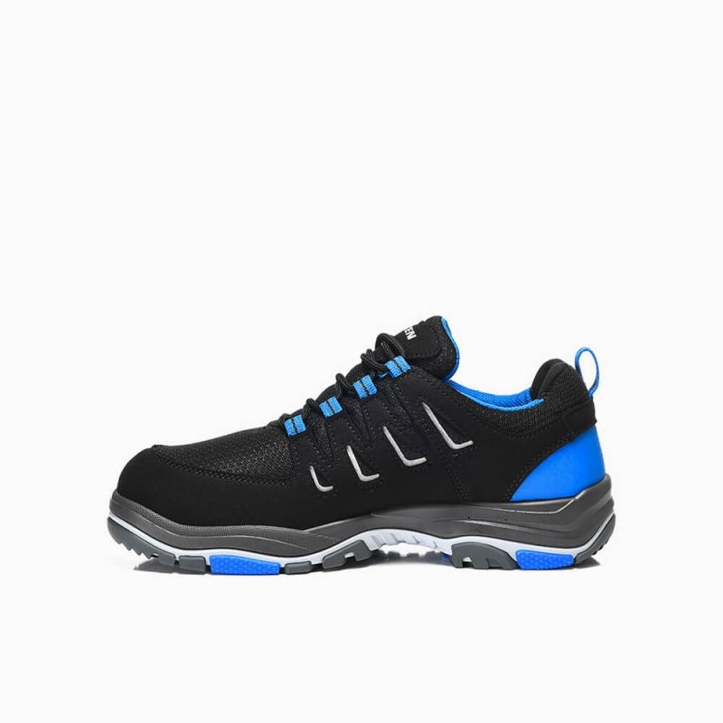 ELTEN-Footwear, S1P-ERGO-ACTIVE-Arbeits-Berufs-Sicherheits-Schuhe, Halbschuhe, WILLIAM Low, ESD, Fußtyp 1, blau