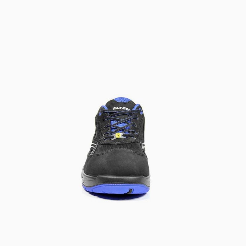 ELTEN-Footwear, S1-Arbeits-Berufs-Sicherheits-Schuhe, Halbschuhe, AMBITION BLUE LOW, ESD, blau