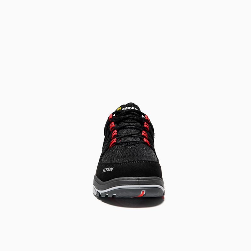 ELTEN-Footwear, S1P-ERGO-ACTIVE-Arbeits-Berufs-Sicherheits-Schuhe, Halbschuhe, WILLIAM Low, ESD, Fußtyp 1, red