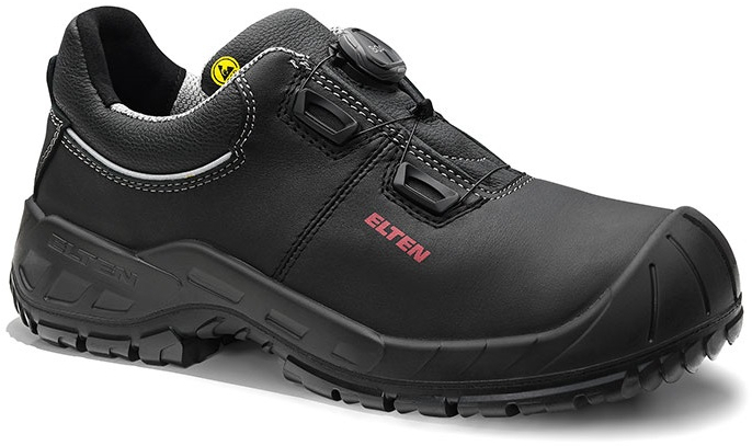 ELTEN-Footwear, S3-SAFETY GRIP-Arbeits-Berufs-Sicherheits-Schuhe, Halbschuhe, LAURENZO Boa Low, ESD, schwarz