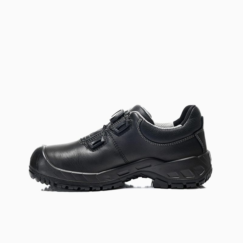 ELTEN-Footwear, S3-SAFETY GRIP-Arbeits-Berufs-Sicherheits-Schuhe, Halbschuhe, LAURENZO Boa Low, ESD, schwarz