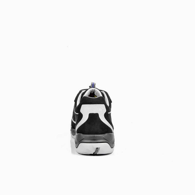ELTEN-Footwear, S1-Arbeits-Berufs-Sicherheits-Schuhe, Halbschuhe, RUSHER LOW, ESD, schwarz/grau