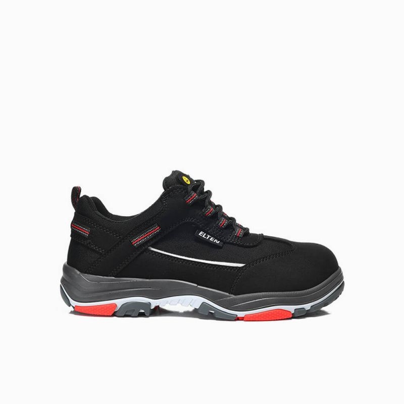 ELTEN-Footwear, S3-ERGO-ACTIVE-Arbeits-Berufs-Sicherheits-Schuhe, Halbschuhe, MATTHEW TPU Low, ESD, Fußtyp 2, schwarz