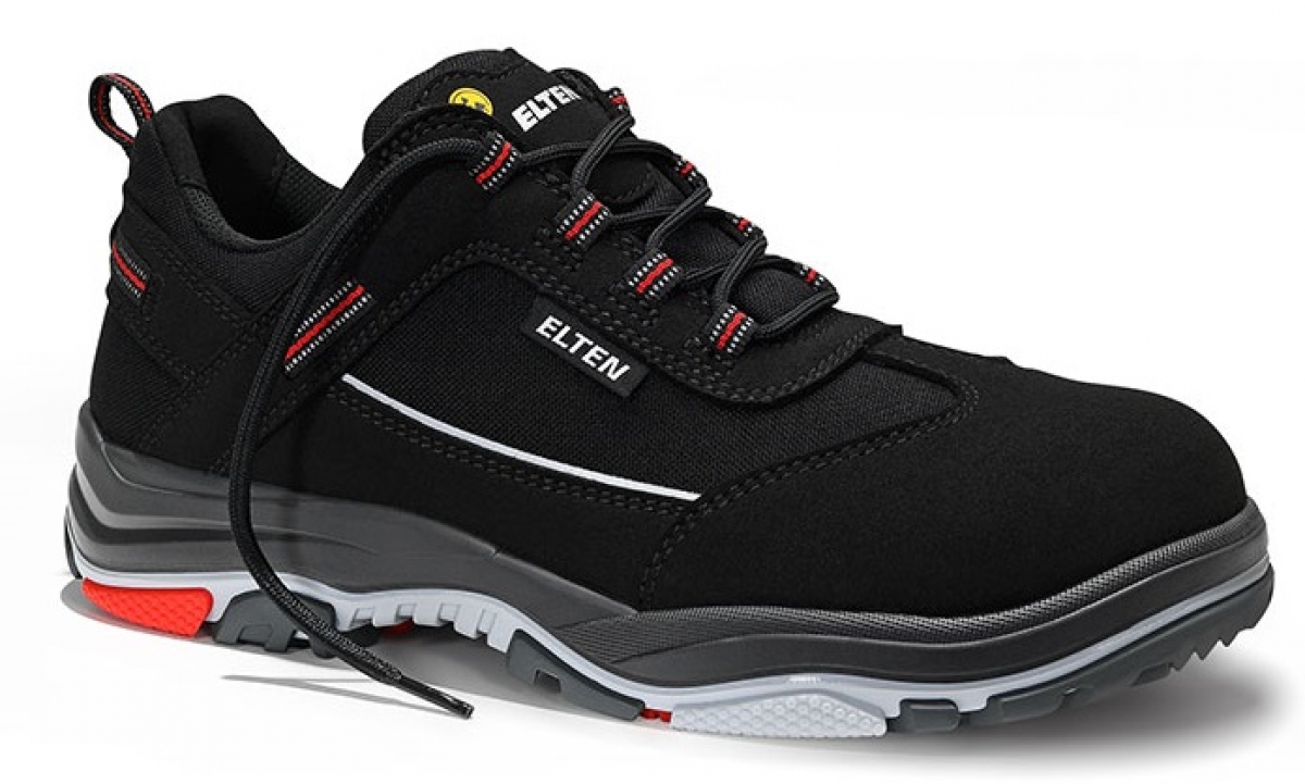 ELTEN-Footwear, S3-ERGO-ACTIVE-Arbeits-Berufs-Sicherheits-Schuhe, Halbschuhe, MATTHEW TPU Low, ESD, Futyp 3, schwarz