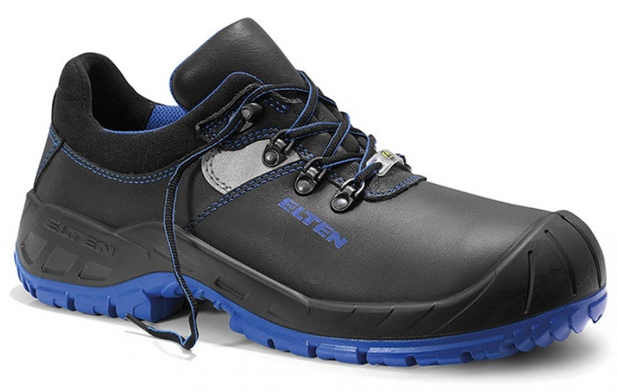 ELTEN-Footwear, S3-SAFETY-GRIP-Arbeits-Berufs-Sicherheits-Schuhe, Halbschuhe, ALESSIO Steel Low, ESD, schwarz