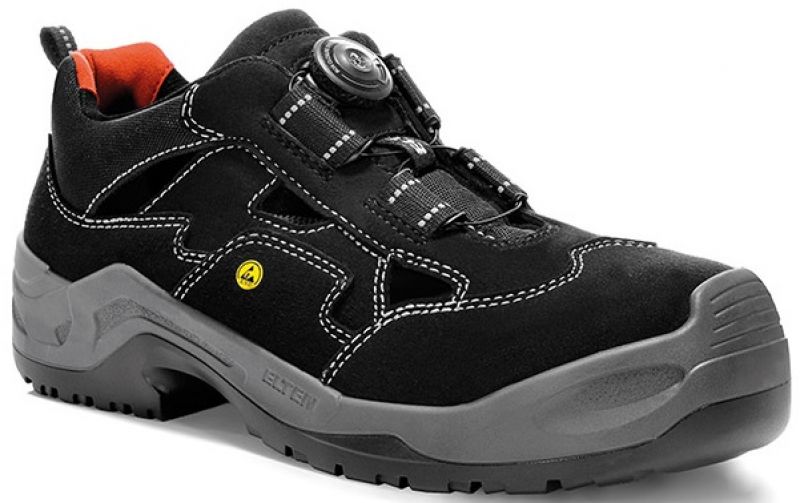 ELTEN-Footwear, S1P-Arbeits-Berufs-Sicherheits-Sandalen, SCOTT BOA ESD, schwarz