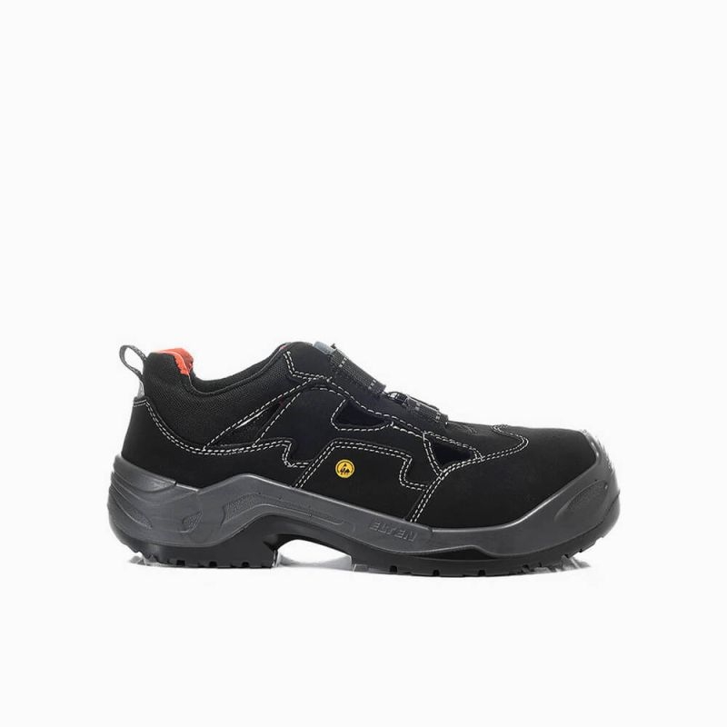 ELTEN-Footwear, S1P-Arbeits-Berufs-Sicherheits-Sandalen, SCOTT BOA ESD, schwarz