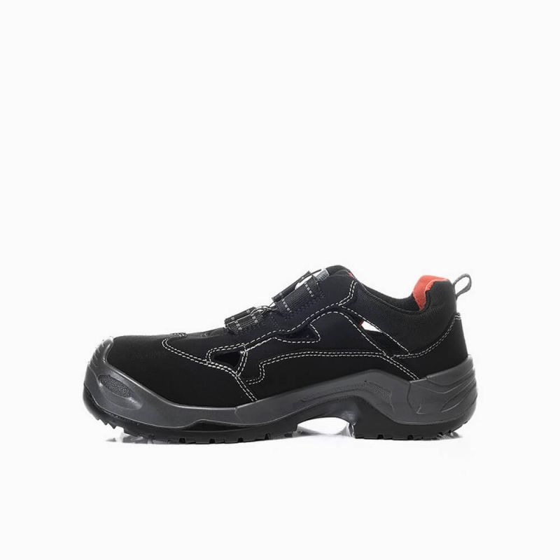 ELTEN-Footwear, S1P-Arbeits-Berufs-Sicherheits-Sandalen, SCOTT BOA ESD, schwarz