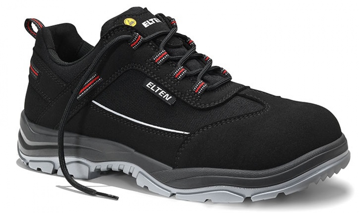 ELTEN-Footwear, S3-ERGO-ACTIVE-Arbeits-Berufs-Sicherheits-Schuhe, Halbschuhe, MATTHEW Low , ESD, Futyp 1, schwarz