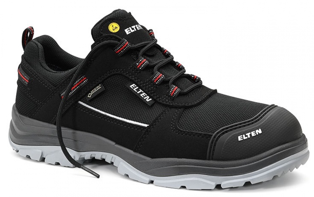 ELTEN-Footwear, S3-ERGO-ACTIVE-Arbeits-Berufs-Sicherheits-Schuhe, Halbschuhe, MATTHEW Pro GTX Low , ESD, Futyp 2, schwarz