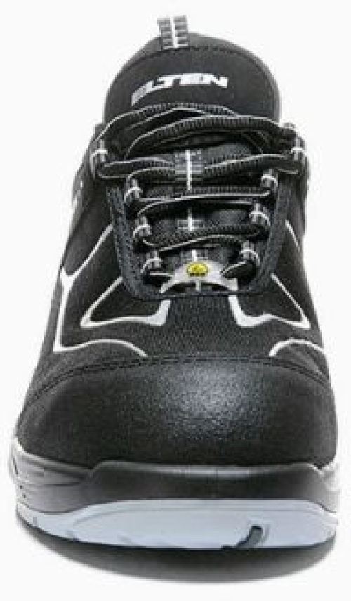 ELTEN-Footwear, S3-Arbeits-Berufs-Sicherheits-Schuhe, Halbschuhe, HORIZON LOW, ESD, schwarz/grau