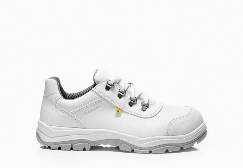 ELTEN-S2-Sicherheitshalbschuh, DEAN RUBBER white low, ESD, Typ 2, weiß