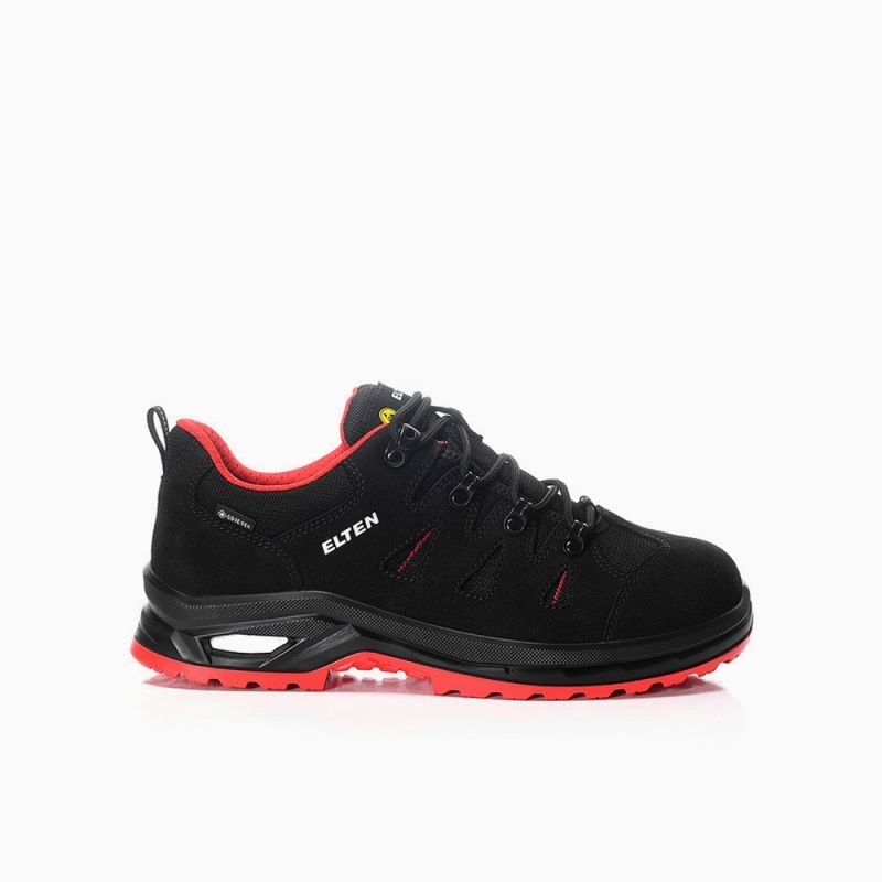ELTEN-S3S-Sicherheitshalbschuh, RIWEMO XXP GTX black-red Low ESD S3S WR CI