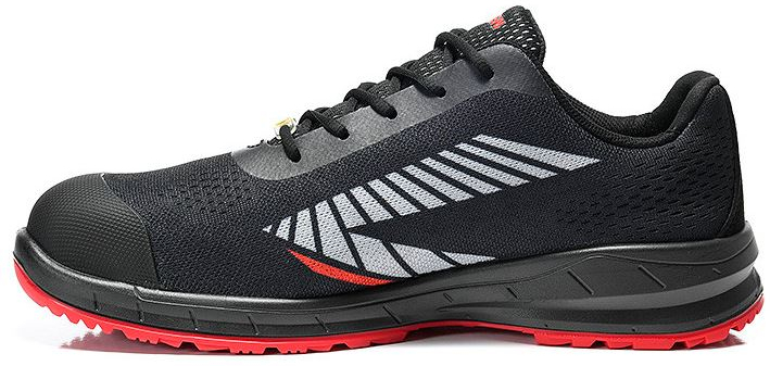 ELTEN-Footwear, S1P-Arbeits-Berufs-Sicherheits-Schuhe, Halbschuhe, LARKIN XX Sports Low, ESD, schwarz-grau