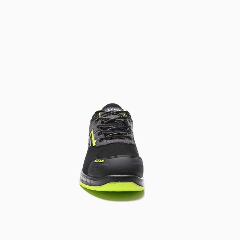 ELTEN-S3-Sicherheitshalbschuhe, LOAN XXSports Pro black-lime Low ESD, schwarz/lime