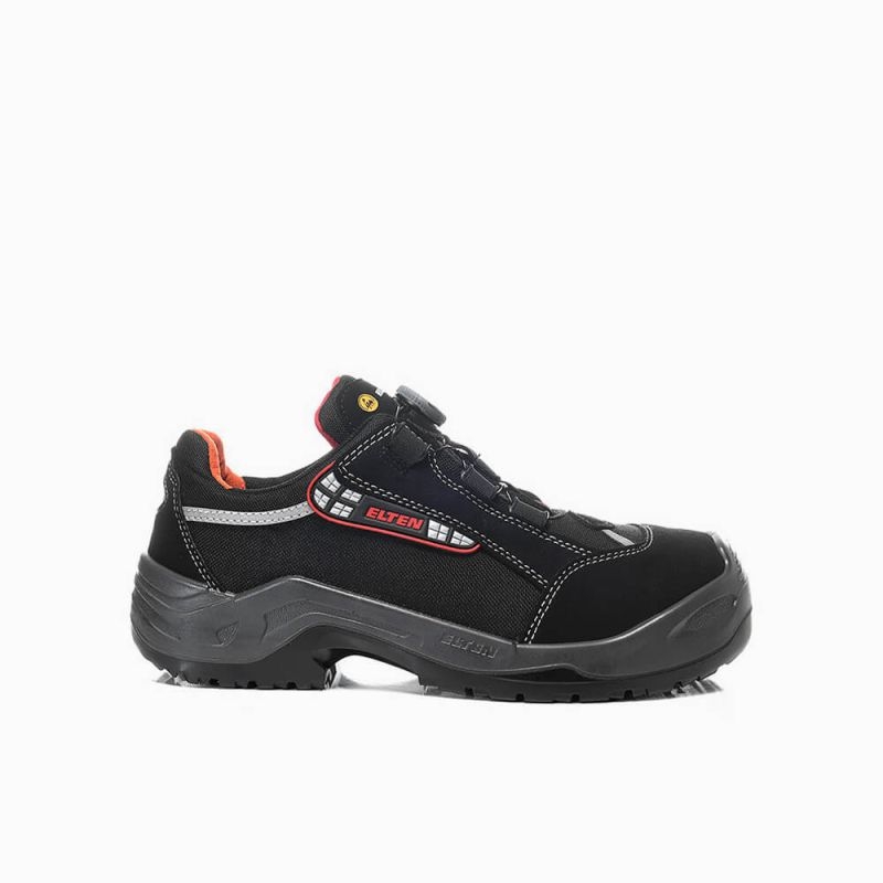 ELTEN-Footwear, S3-Arbeits-Berufs-Sicherheits-Schuhe, Halbschuhe, SENEX BOA ESD, schwarz