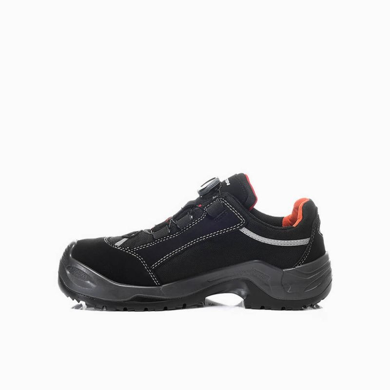 ELTEN-Footwear, S3-Arbeits-Berufs-Sicherheits-Schuhe, Halbschuhe, SENEX BOA ESD, schwarz