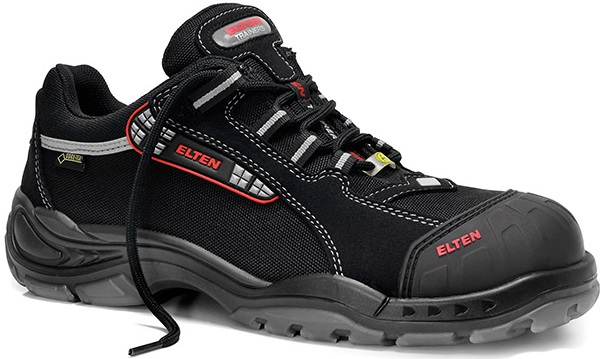 ELTEN-Footwear, S3-Arbeits-Berufs-Sicherheits-Schuhe, Halbschuhe, SENEX PRO GTX ESD, schwarz