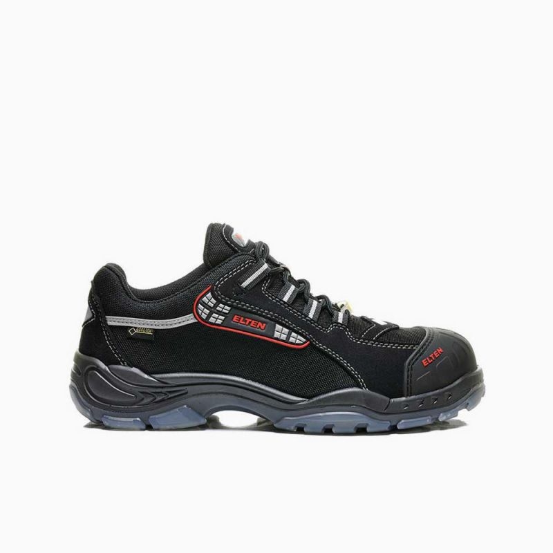 ELTEN-Footwear, S3-Arbeits-Berufs-Sicherheits-Schuhe, Halbschuhe, SENEX PRO GTX ESD, schwarz