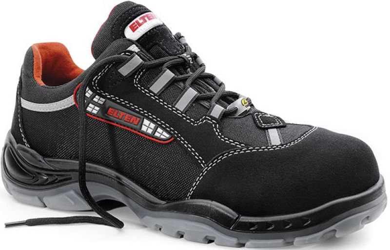 ELTEN-Footwear, S2-Arbeits-Berufs-Sicherheits-Schuhe, Halbschuhe, SENEX ESD, schwarz