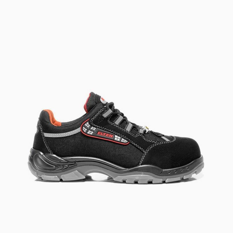 ELTEN-Footwear, S2-Arbeits-Berufs-Sicherheits-Schuhe, Halbschuhe, SENEX ESD, schwarz