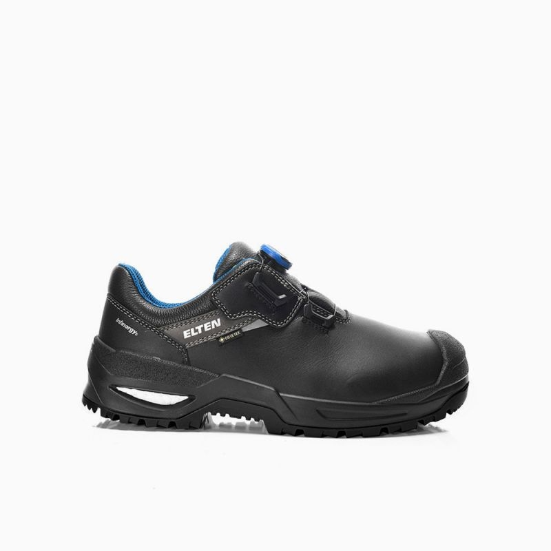ELTEN-S3-Sicherheitshalbschuh, STEFANO XXSG BOA GTX black-blue low, ESD, schwarz-blau