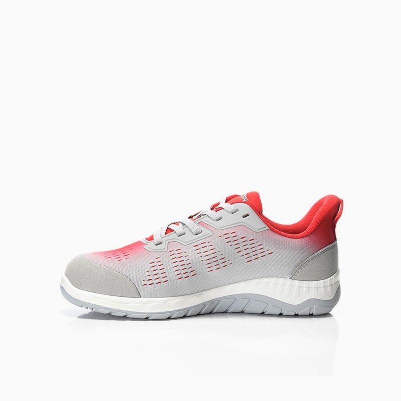 ELTEN-S1-Sicherheitshalbschuh, LUAN grey-red Low ESD S1PS