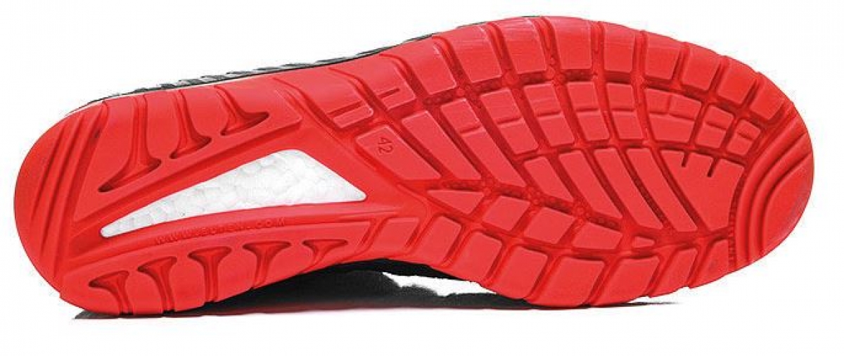 ELTEN-Footwear, S3-Arbeits-Berufs-Sicherheits-Schuhe, Halbschuhe, MADDOX W Low, ESD, schwarz-rot