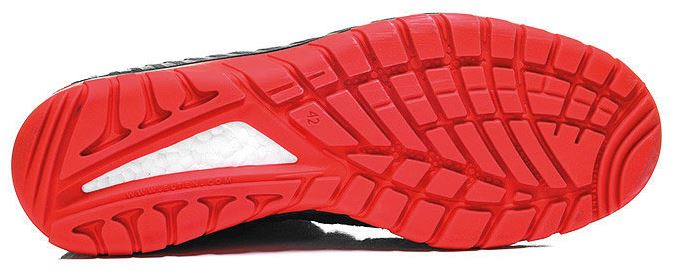 ELTEN-Footwear, S3-Arbeits-Berufs-Sicherheits-Schuhe, Halbschuhe, MADDOX W Low, ESD, schwarz-rot