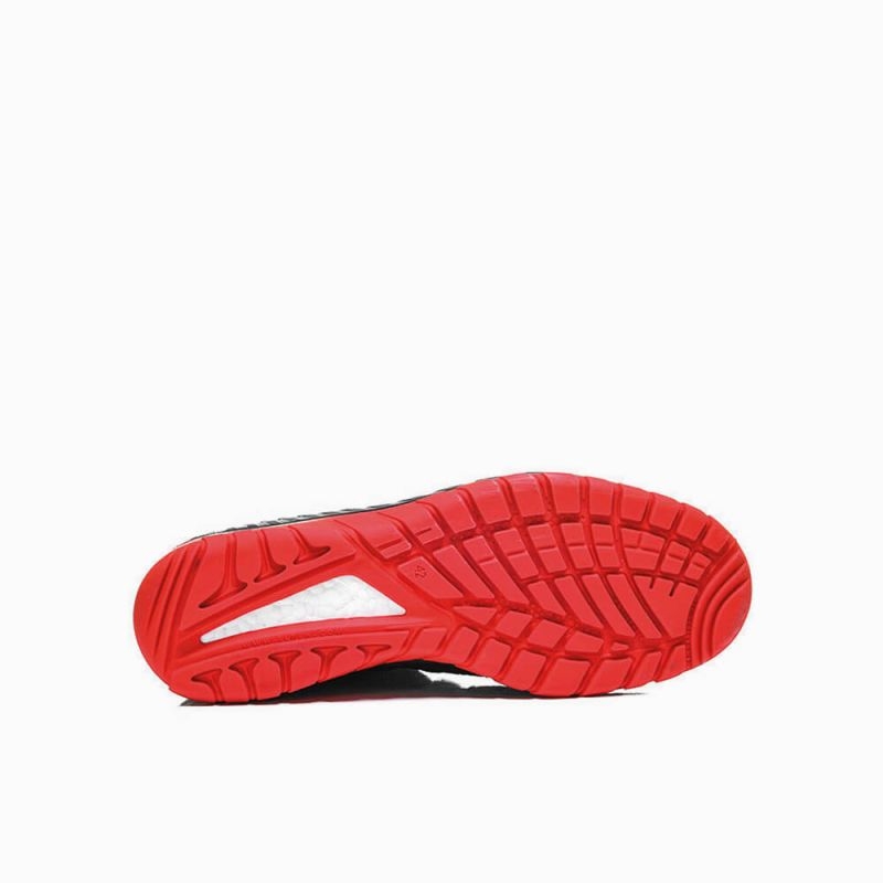 ELTEN-Footwear, S3-Arbeits-Berufs-Sicherheits-Schuhe, Halbschuhe, MADDOX W Low, ESD, schwarz-rot