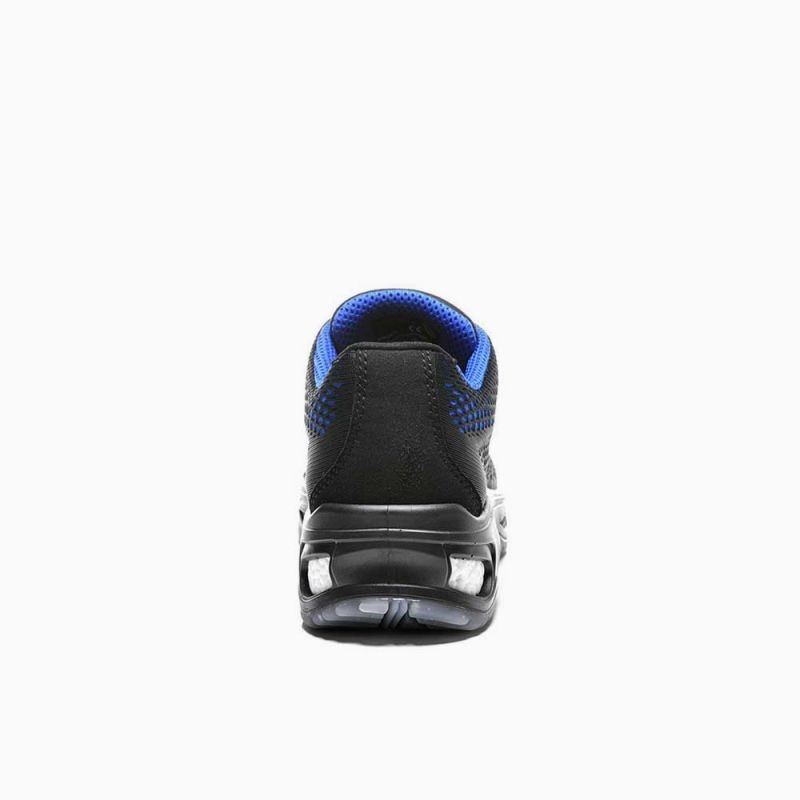 ELTEN-Footwear, S1-Arbeits-Berufs-Sicherheits-Schuhe, Halbschuhe, LOGAN BLUE LOW ESD, schwarz/blau