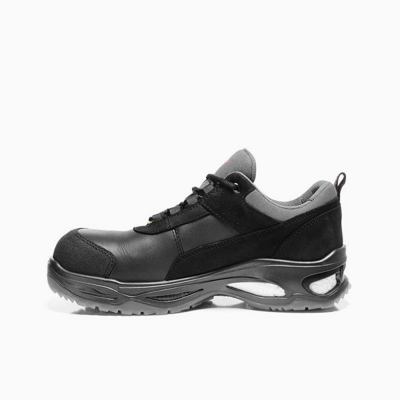 ELTEN-Footwear, S3-Arbeits-Berufs-Sicherheits-Schuhe, MILES LOW ESD, schwarz/grau