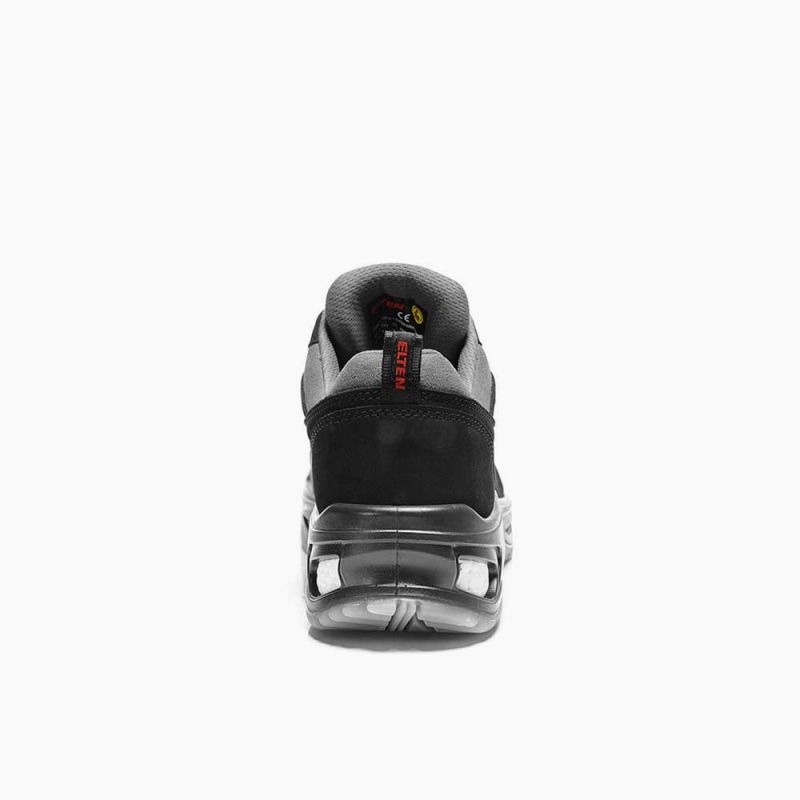 ELTEN-Footwear, S3-Arbeits-Berufs-Sicherheits-Schuhe, MILES LOW ESD, schwarz/grau