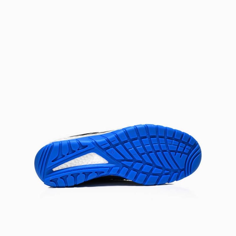 ELTEN-Footwear, S1P-Arbeits-Berufs-Sicherheits-Schuhe, Halbschuhe, Maddox Grey-Blue Low, Esd, grau/grün/blau