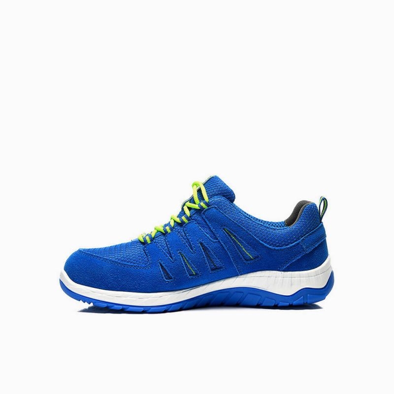 ELTEN-Footwear, S1P-Arbeits-Berufs-Sicherheits-Schuhe, Halbschuhe, Maddox Blue Low, Esd, blau/grün