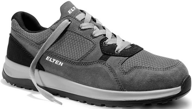 ELTEN-Footwear, S1-Arbeits-Berufs-Sicherheits-Schuhe, Halbschuhe, Journey Grey Low, Esd, grau
