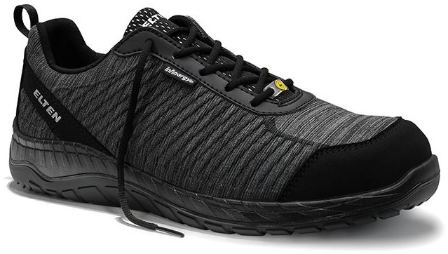 ELTEN-Footwear, S1-Arbeits-Berufs-Sicherheits-Schuhe, Halbschuhe, LANCE Low, ESD, grau