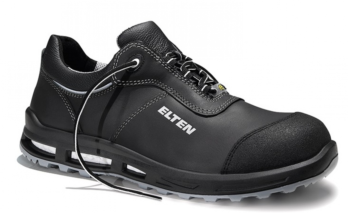 ELTEN-Footwear, S3-Arbeits-Berufs-Sicherheits-Schuhe, Halbschuhe, REACTION XXT Low, ESD, schwarz