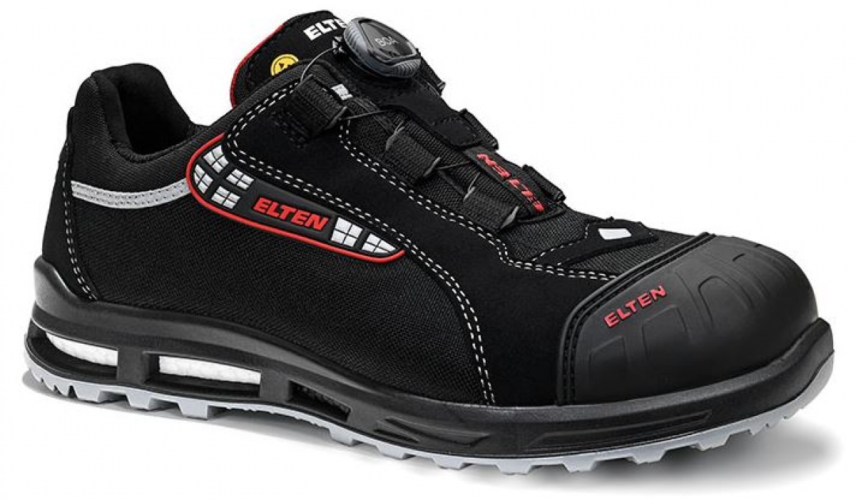 ELTEN-Footwear, S3-Arbeits-Berufs-Sicherheits-Schuhe, Halbschuhe, SENEX XXT Pro BOA, ESD, schwarz