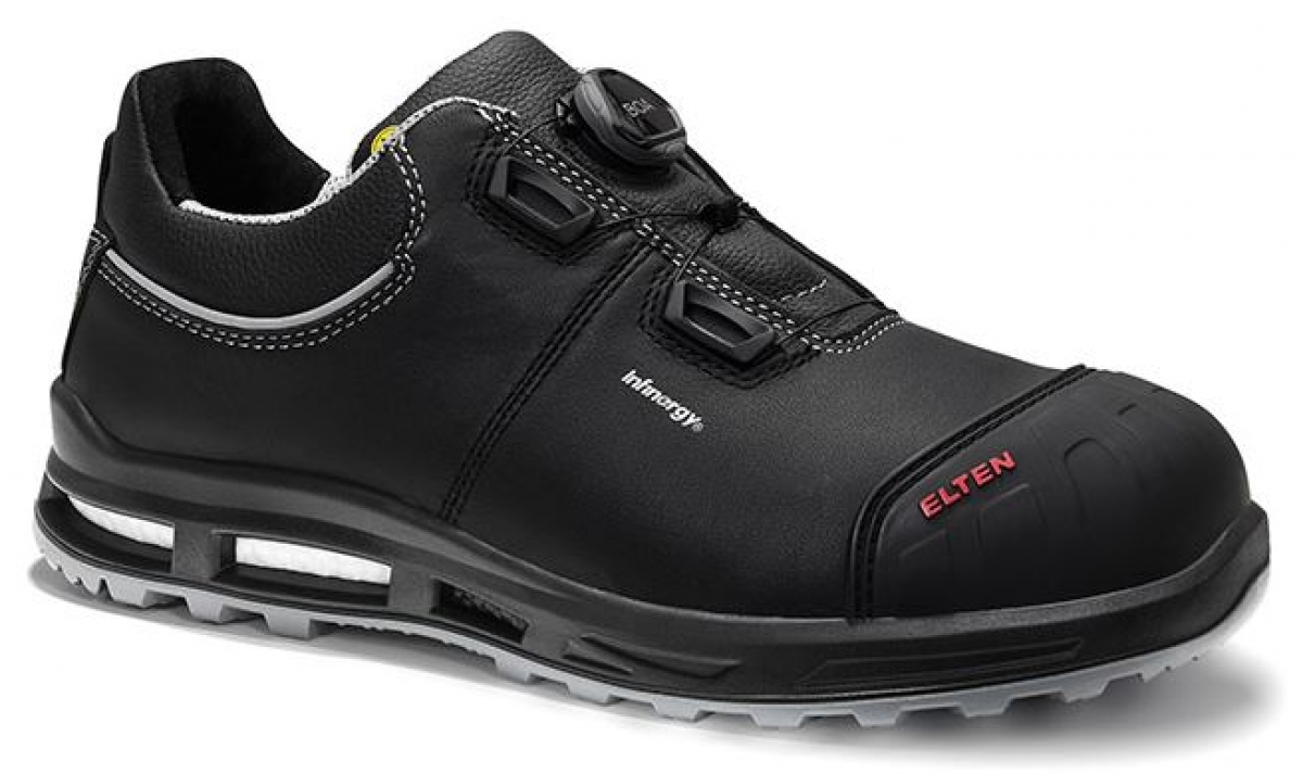 ELTEN-Footwear, S3-Arbeits-Berufs-Sicherheits-Schuhe, Halbschuhe, REACTION XXT Pro BOA Low, ESD, schwarz