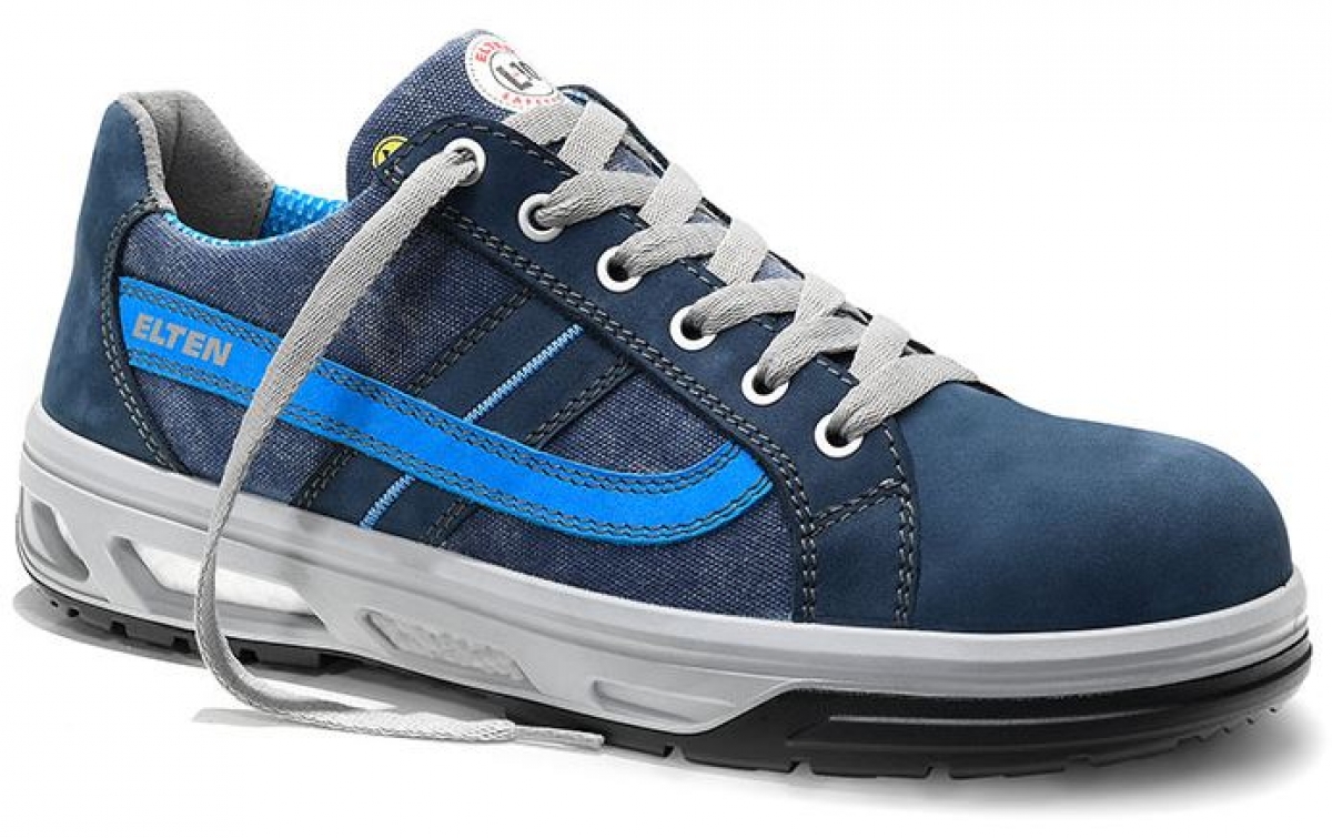 ELTEN-Footwear, S2-Arbeits-Berufs-Sicherheits-Schuhe, Halbschuhe, NEWTON BLUE LOW, ESD, blau