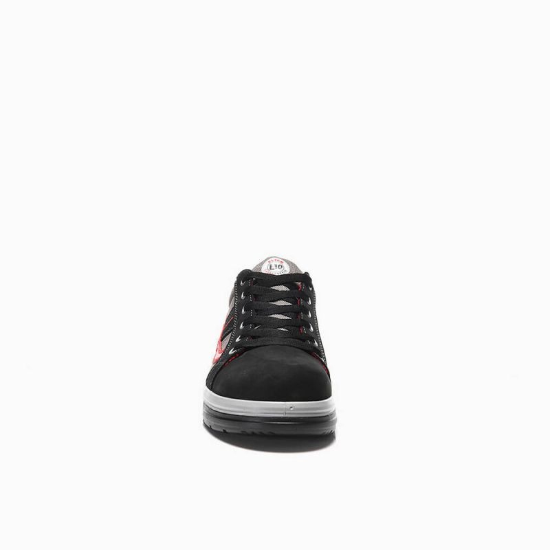 ELTEN-Footwear, S2-Arbeits-Berufs-Sicherheits-Schuhe, Halbschuhe, NEWTON BLACK LOW, ESD, schwarz/grau